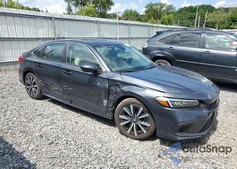 2023 Honda Civic Ex z USA, uszkodzony, nr VIN 2HGFE1F72PH324743